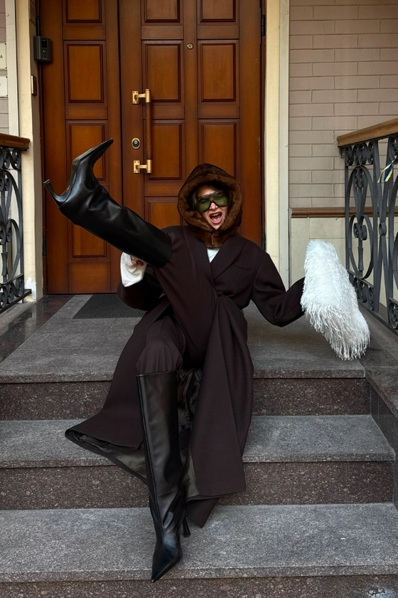 Вінтажний норковий капор 