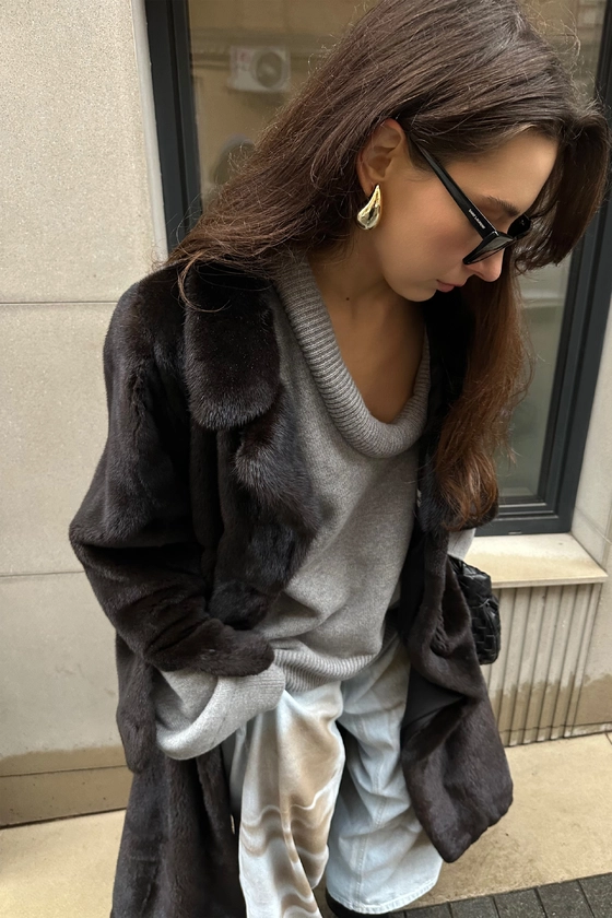 Вінтажна норкова шуба 