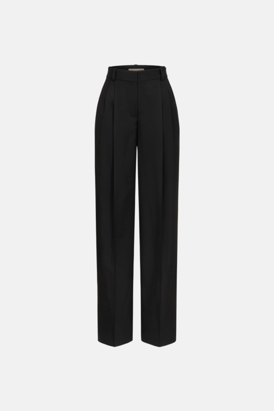 Relaxed wool pants - photo 1