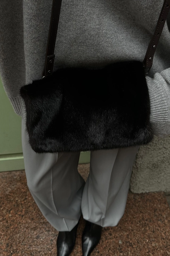 Вінтажна норкова муфта 