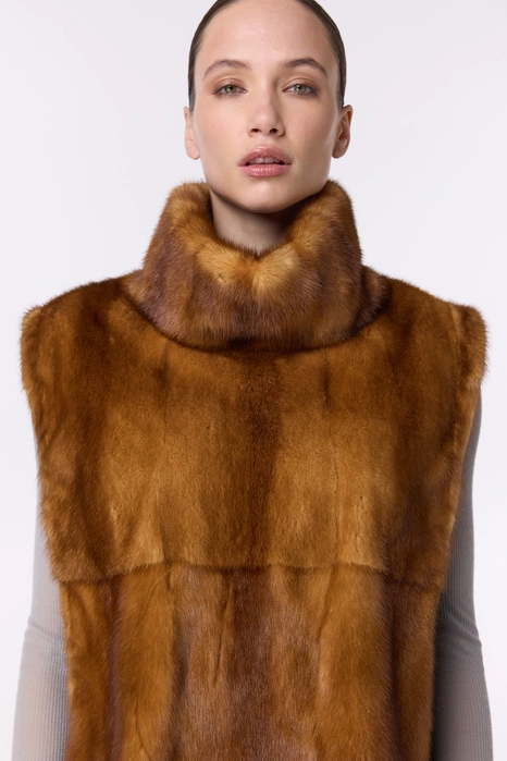 Вінтажна норкова манішка