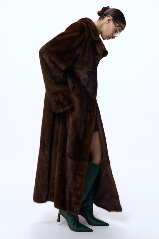 Вінтажна норкова шуба 