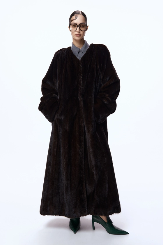 Вінтажна норкова шуба 