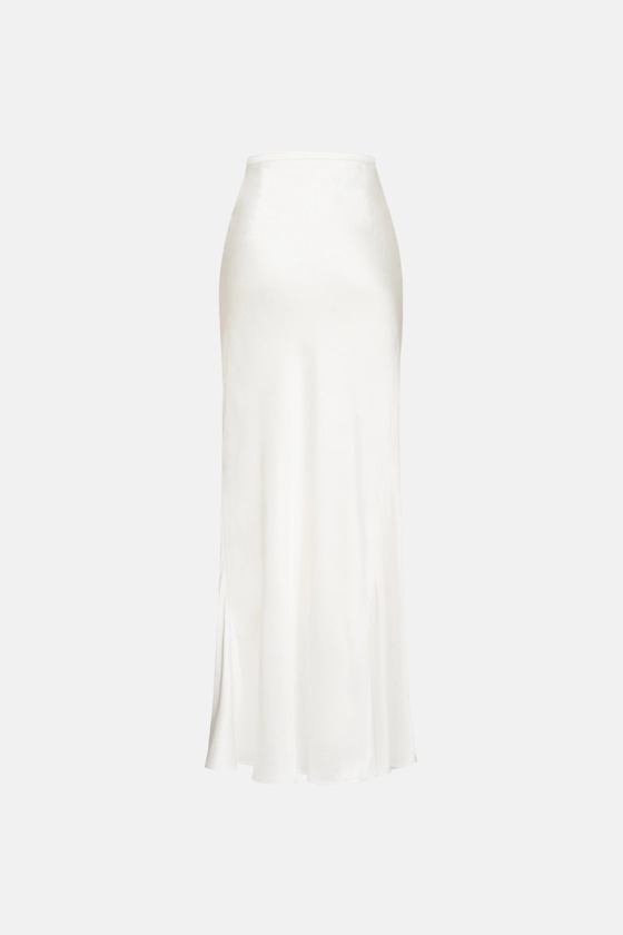 Спідниця атласна максі 