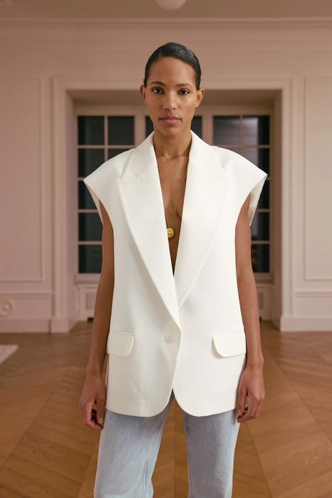 Жилет котоновий оверсайз