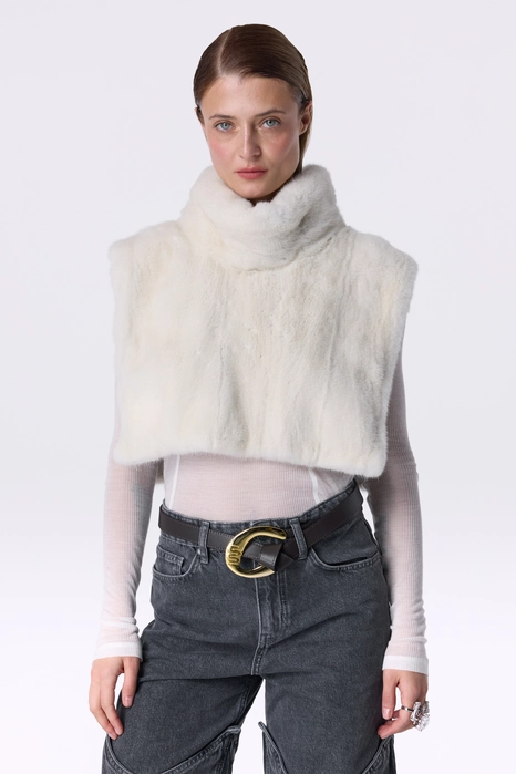 Вінтажна норкова манішка