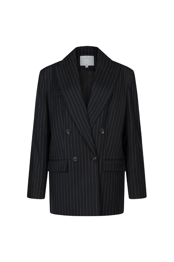 Жакет вовняний двобортний оверсайз з підплічниками 