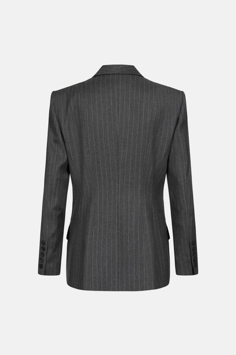 Single-breasted, fitted wool blazer