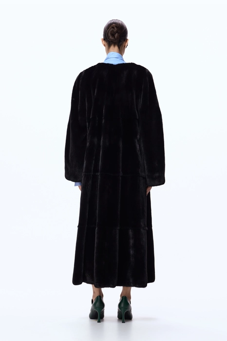 Вінтажна норкова шуба BlackGlama