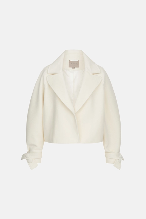 Пальто кроп зі спущеним рукавом