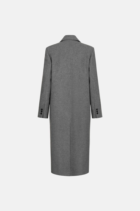 Пальто двобортне прямого крою