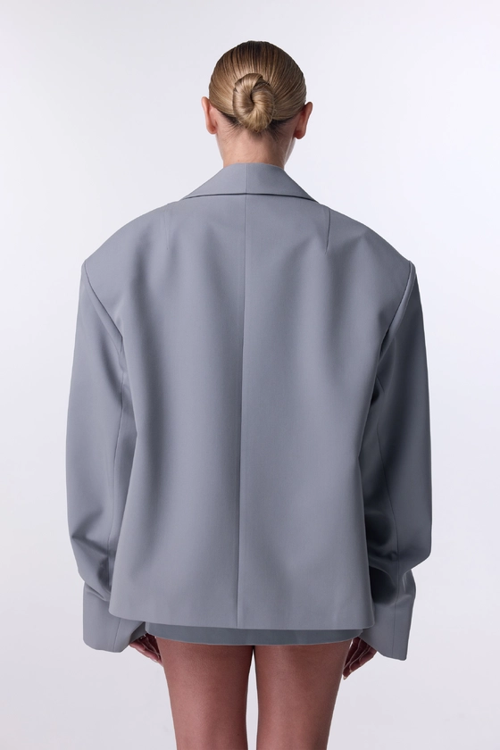 Жакет котоновий зі збіркою на рукаві 