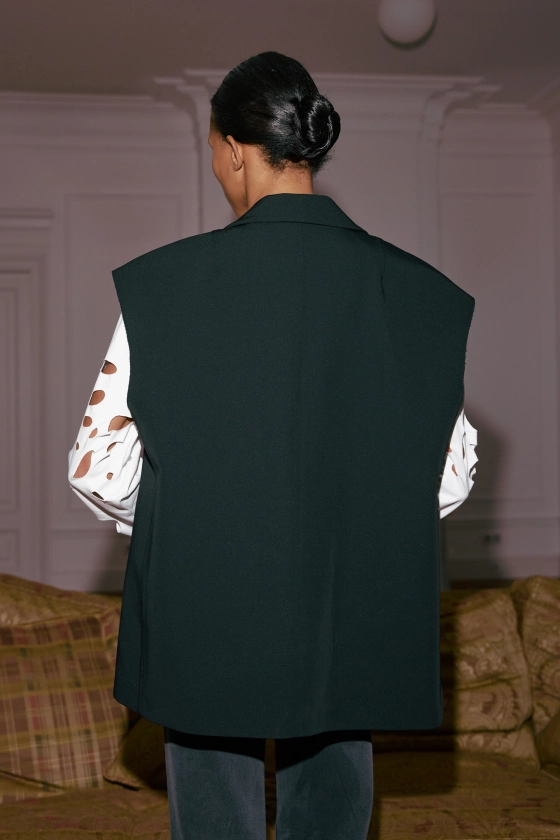 Жилет котоновий оверсайз 