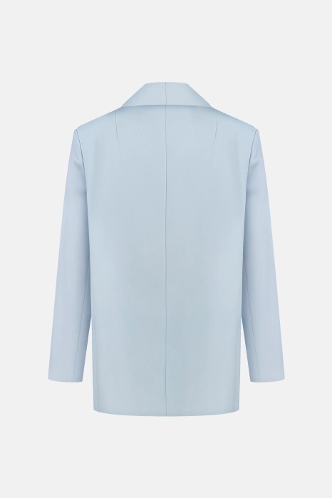 Жакет вовняний двобортний оверсайз з підплічниками