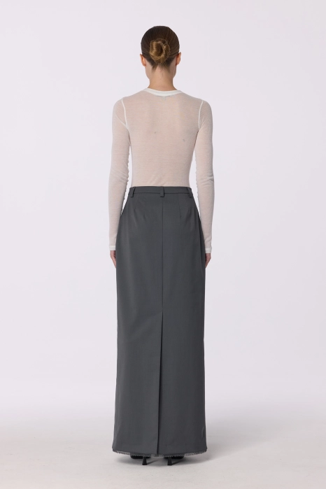 Спідниця максі з розрізом