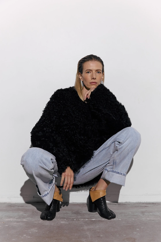 Дублянка-шуба середньої довжини 