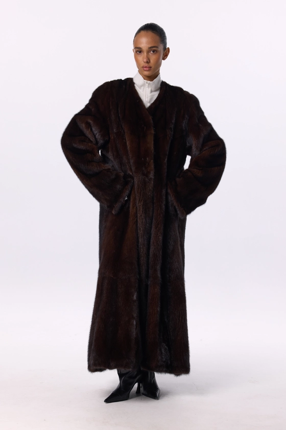 Вінтажна норкова шуба 