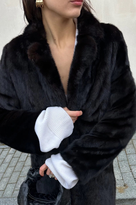 Вінтажна норкова шуба 