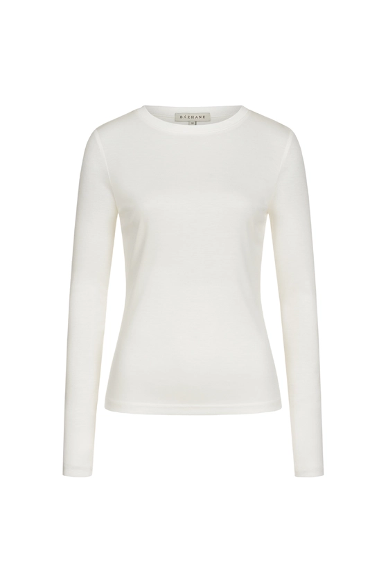 Лонгслів приталений напівпрозорий 