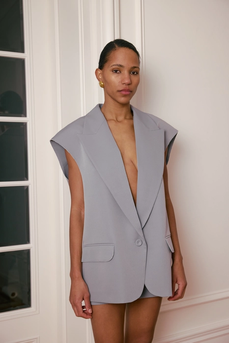 Жилет котоновий оверсайз