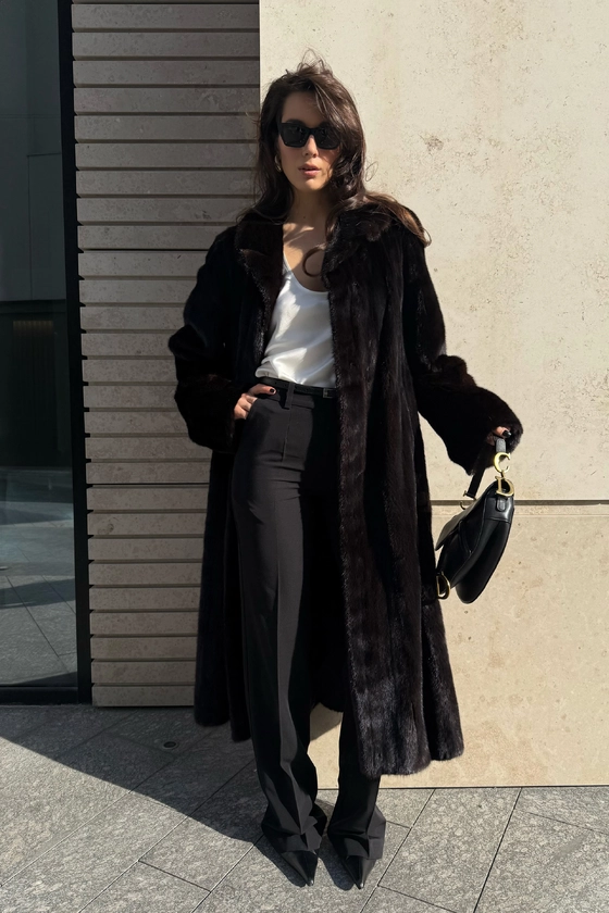 Вінтажна норкова шуба 