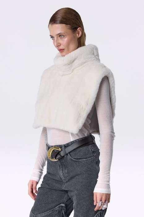 Вінтажна норкова манішка