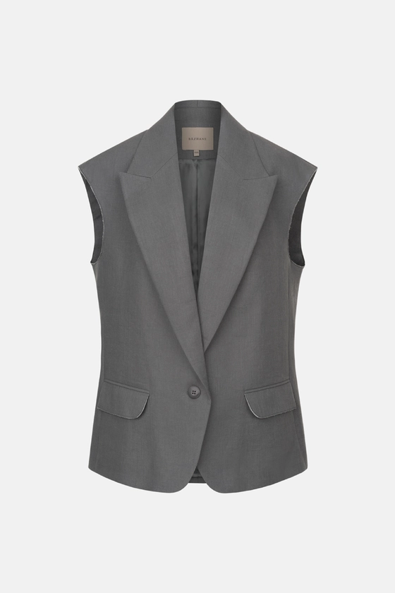 Жилет лляний оверсайз 