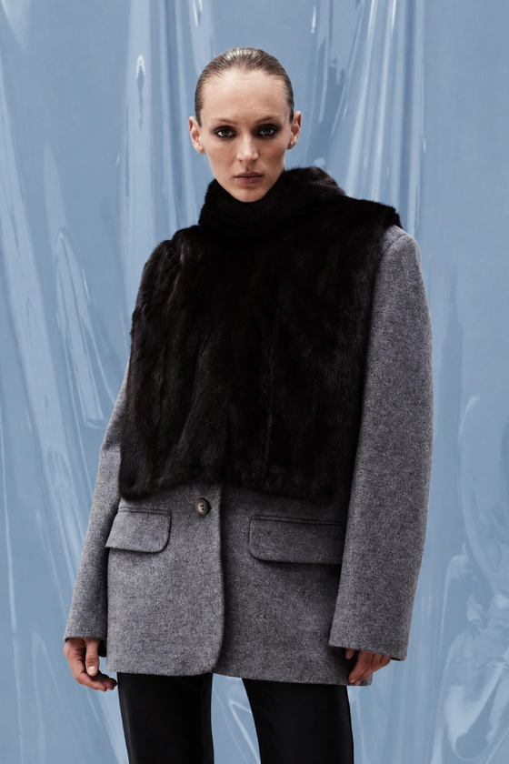 Vintage Mink Dickey - photo 3