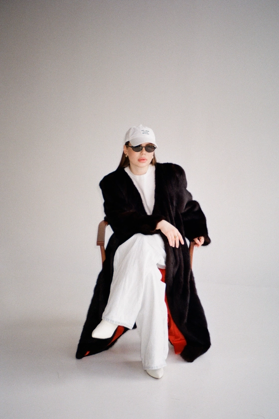 Вінтажна норкова шуба 