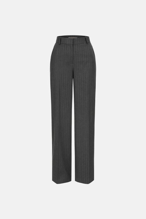 Брюки вовняні на середній посадці зі стрілками