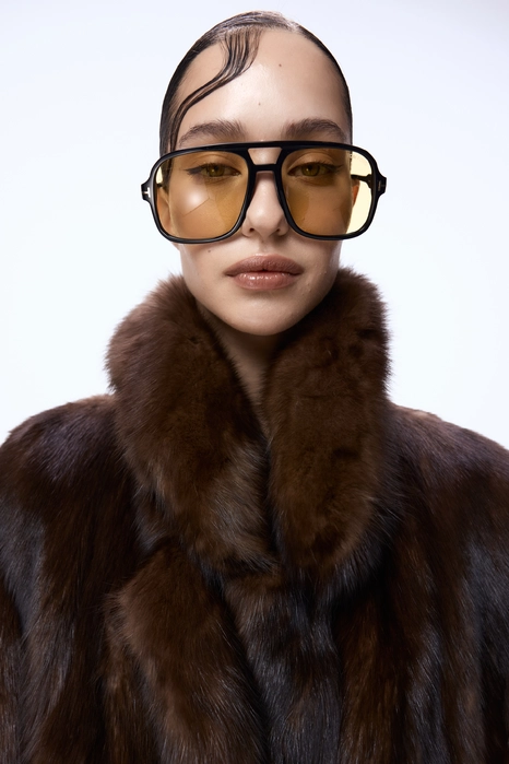 Вінтажна шуба з соболя