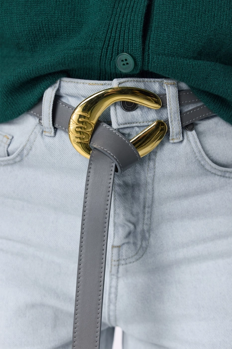 Ремінь Bazhane loop з золотою пряжкою