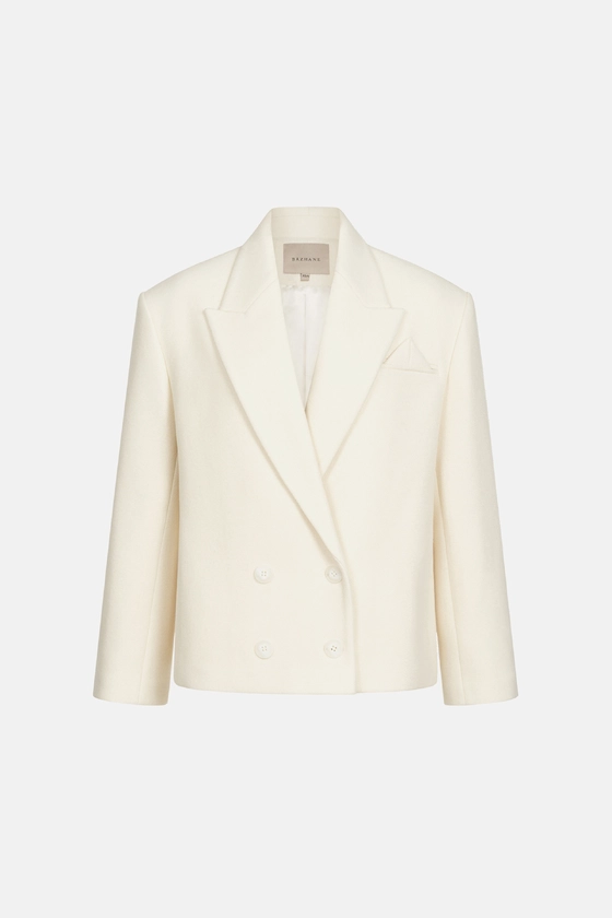 Пальто-жакет оверсайз з трикутничком 