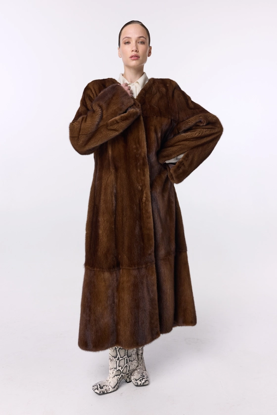 Вінтажна норкова шуба 