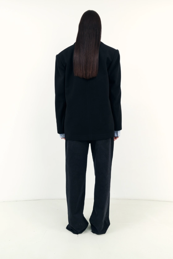 Пальто-жакет оверсайз 