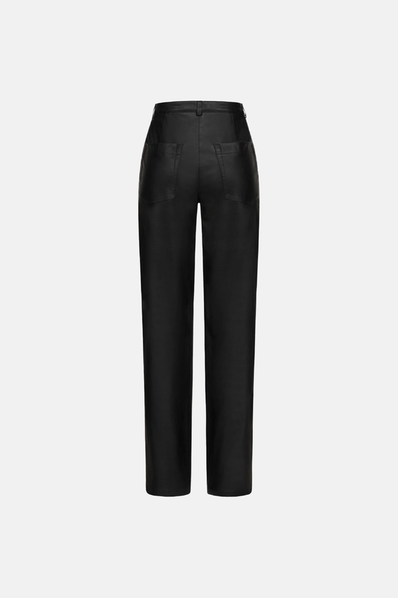 Брюки з екошкіри 