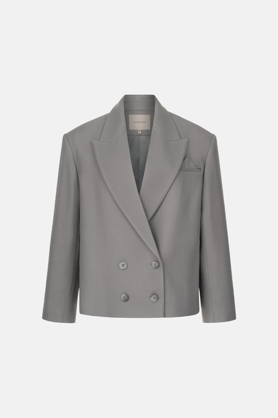 Пальто-жакет оверсайз з трикутничком 