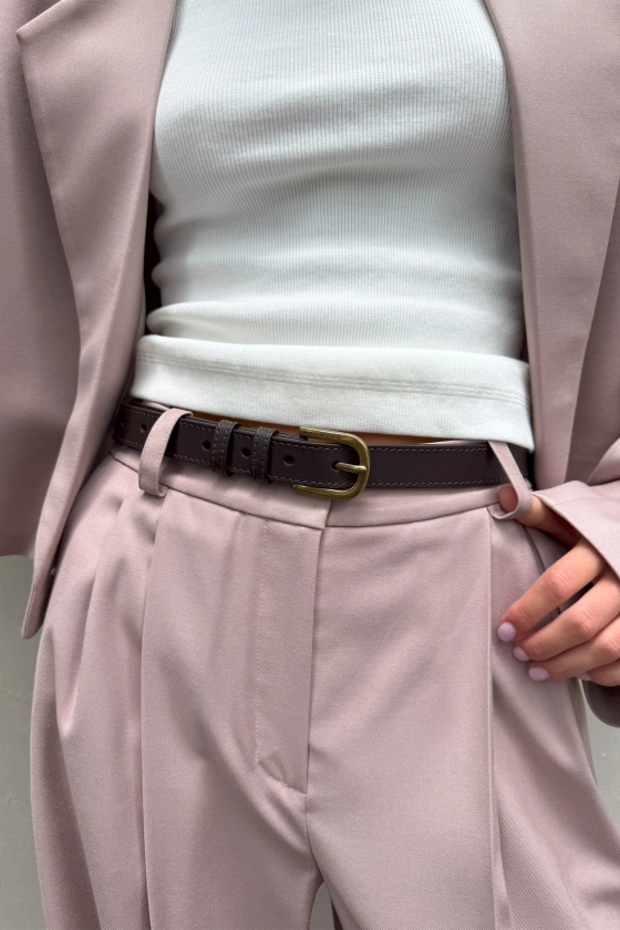 Leather belt - photo 2
