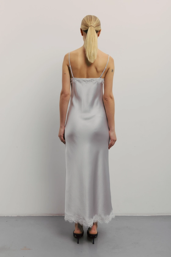 Сукня максі з мереживом 