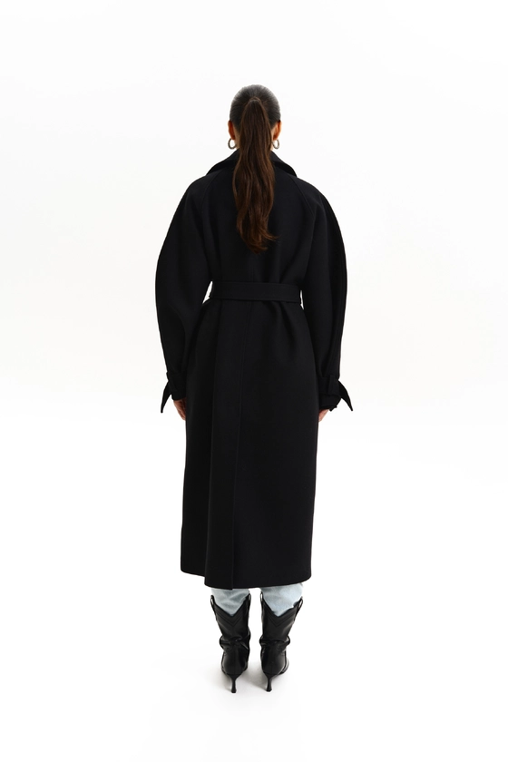 Пальто максі зі спущеним рукавом 