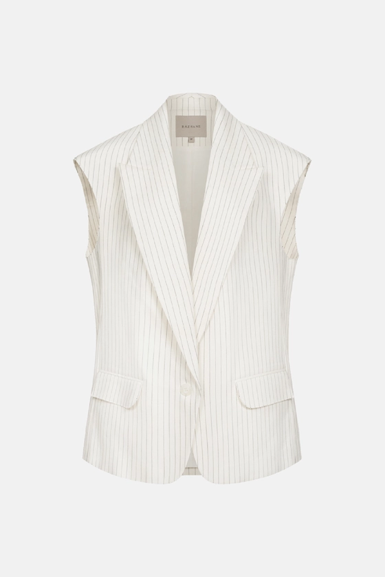 Жилет лляний оверсайз 