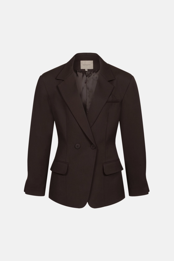 Fitted wool blazer - photo 1