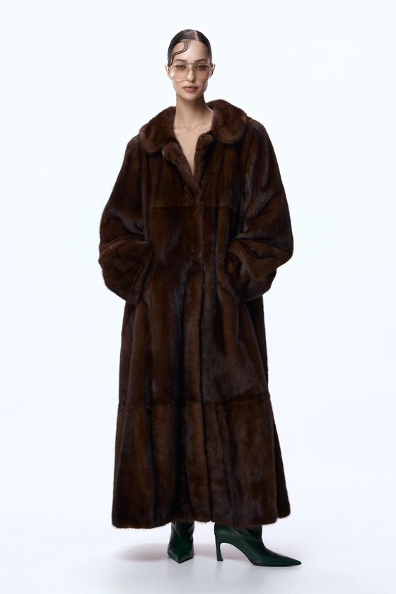 Вінтажна норкова шуба 