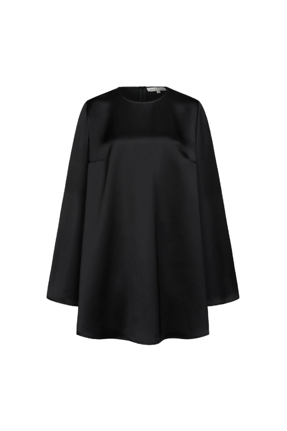 Сукня трапеція з довгими рукавами 