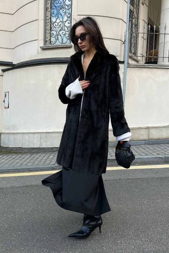 Вінтажна норкова шуба 