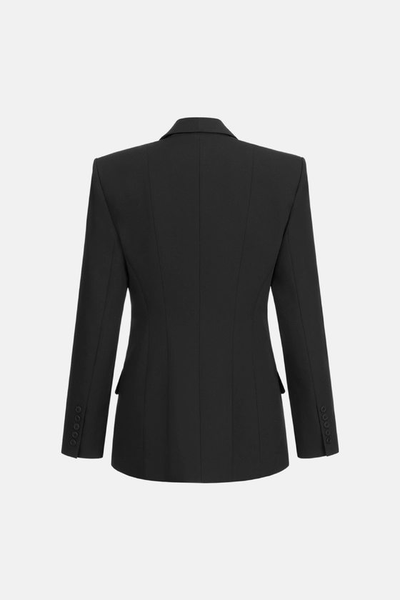 Жакет котоновий однобортний, приталений 