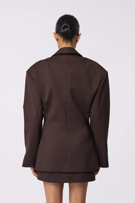 Жакет вовняний приталений