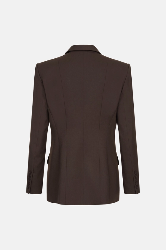 Жакет вовняний однобортний, приталений 