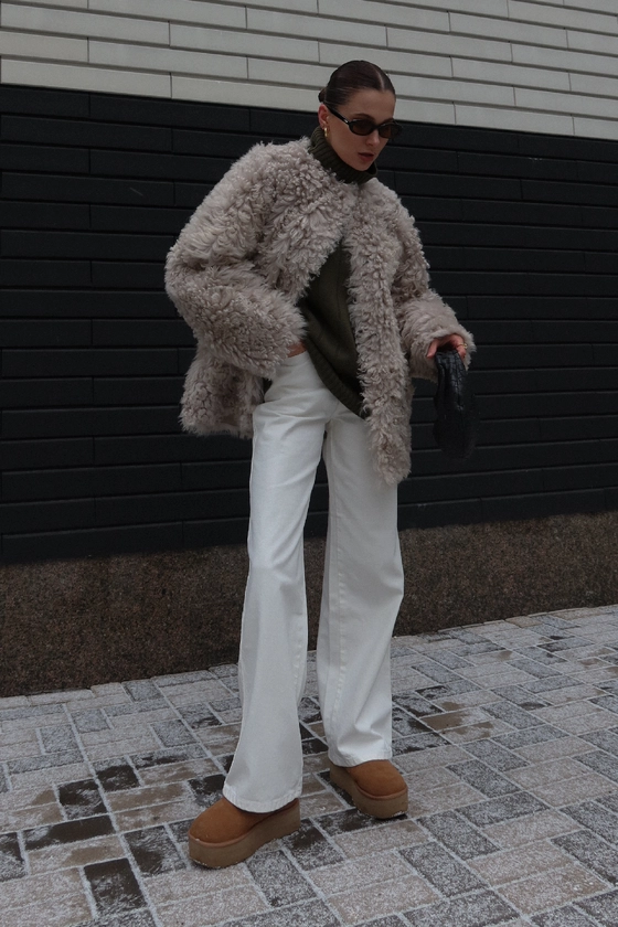 Дублянка-шуба середньої довжини 