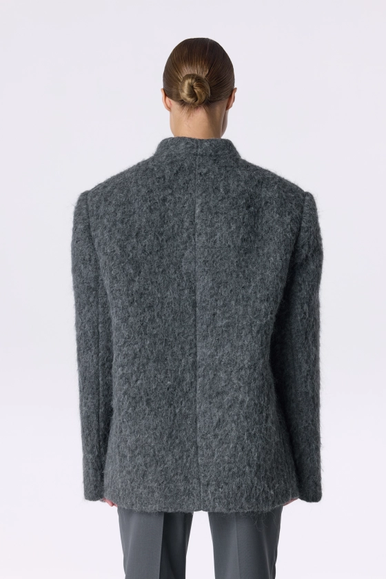 Пальто-жакет Lucid з альпаки 